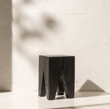 Load image into Gallery viewer, Rafi Peg Stool/Side Table - Black