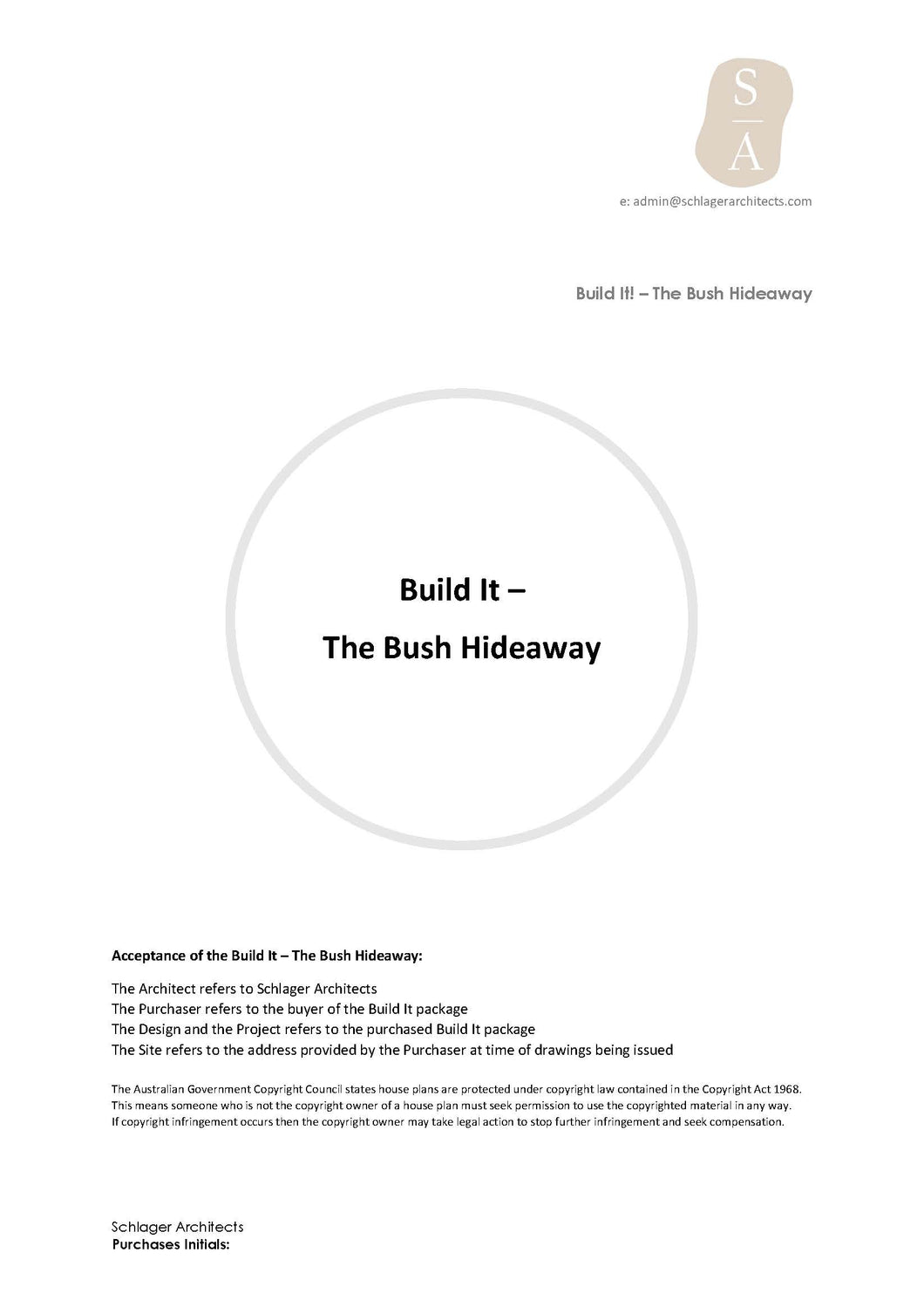 Shop Our House Plans - Build It - The Bush Hideaway