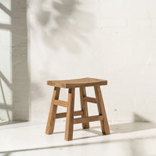 Load image into Gallery viewer, Curved Rustic Stool
