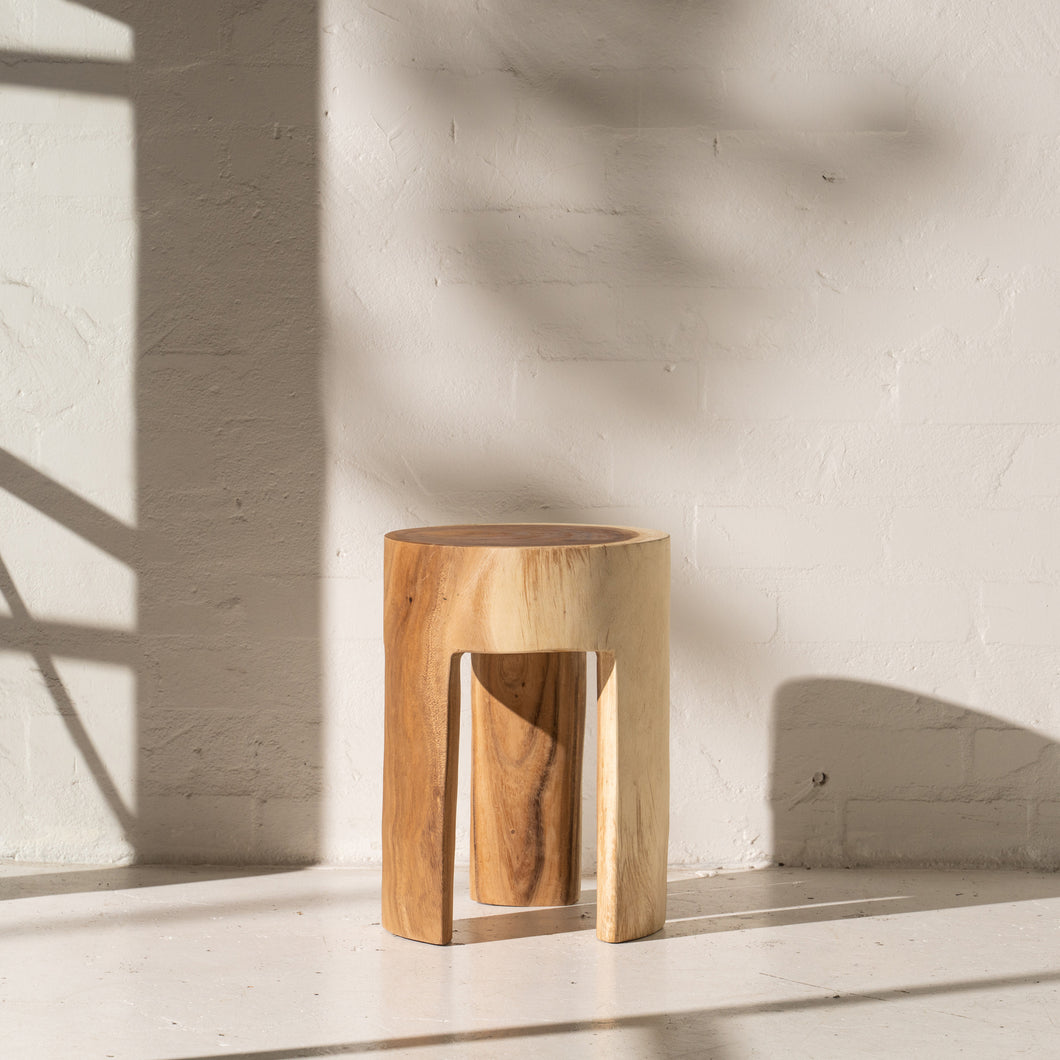 Eula Tree Stump Stool