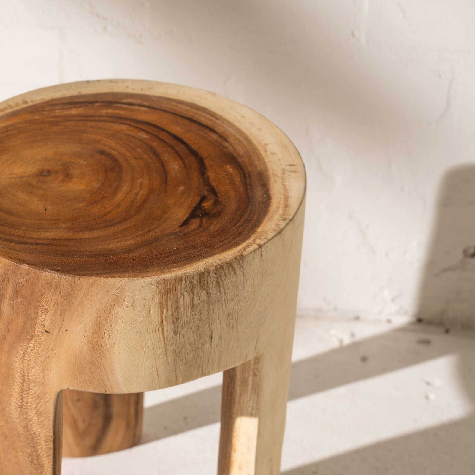 Wood discount stump stool